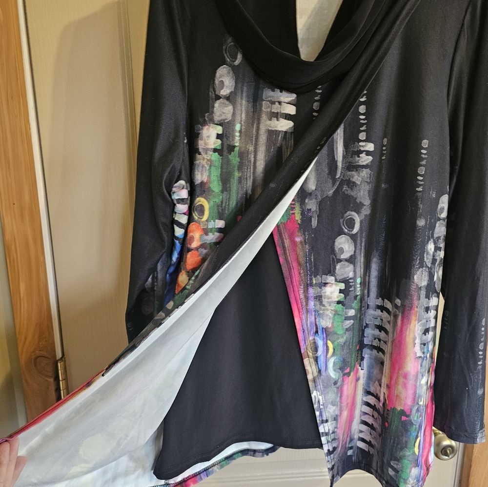 Womens Michael Tyler XL blouse - Picture 2 of 4